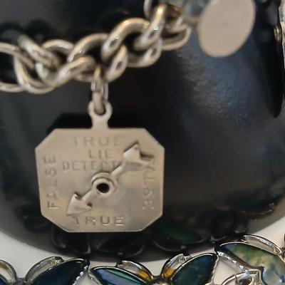 4 Whimsical Charm & Inlay Bracelets – Butterflies, Dogs, Eaton High School -Home & Garden tools