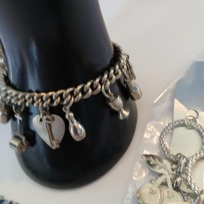 4 Whimsical Charm & Inlay Bracelets – Butterflies, Dogs, Eaton High School -Home & Garden tools