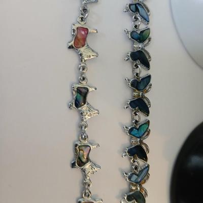 4 Whimsical Charm & Inlay Bracelets – Butterflies, Dogs, Eaton High School -Home & Garden tools