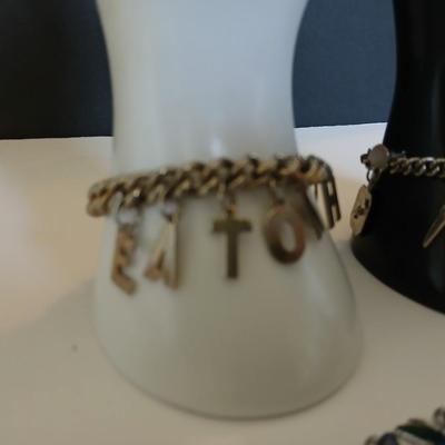 4 Whimsical Charm & Inlay Bracelets – Butterflies, Dogs, Eaton High School -Home & Garden tools