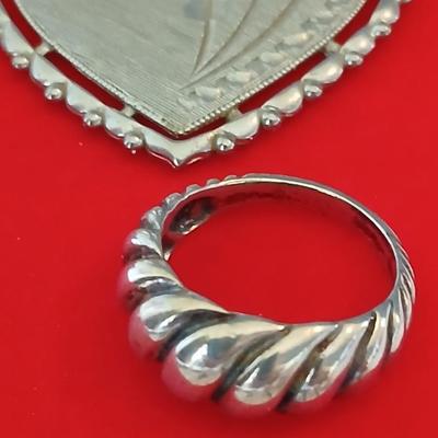 Mixed Vintage Silver-Tone Jewelry & Accessory Lot – Watches, Rings, Cross, Cufflinks & More