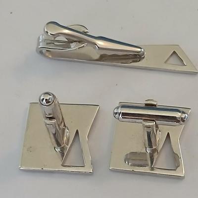 Mixed Vintage Silver-Tone Jewelry & Accessory Lot – Watches, Rings, Cross, Cufflinks & More