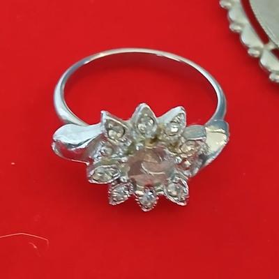 Mixed Vintage Silver-Tone Jewelry & Accessory Lot – Watches, Rings, Cross, Cufflinks & More