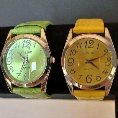 4 Fashion Watches – 2 "Gossip" Brand & 2 "G" Quartz Styles