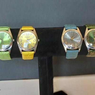 4 Fashion Watches – 2 "Gossip" Brand & 2 "G" Quartz Styles