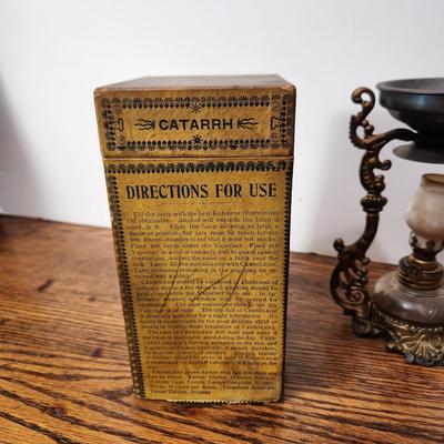 Antique Vapo-Cresolene Co. Kerosene Lamp Vaporizer