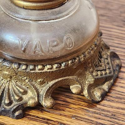 Antique Vapo-Cresolene Co. Kerosene Lamp Vaporizer