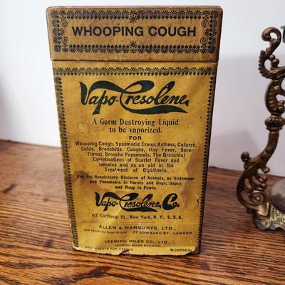 Antique Vapo-Cresolene Co. Kerosene Lamp Vaporizer