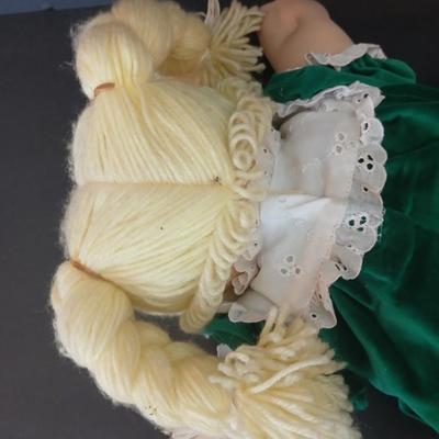 Vintage 1985 Cabbage Patch Kid Doll – Coleco – Original Outfit, Blonde Yarn Hair