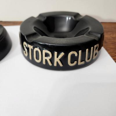 2 Vintage Ash Trays Oasis Cabaret Baltimore MD. 1950's Stork Club New York City