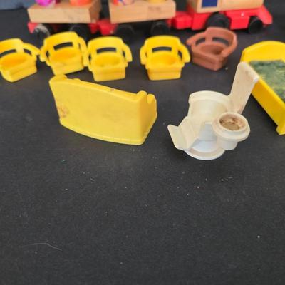 Vintage Fisher-Price Little People Mixed Lot – Furniture, Figures, Train & Accessories