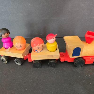 Vintage Fisher-Price Little People Mixed Lot – Furniture, Figures, Train & Accessories