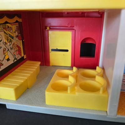 Vintage Fisher-Price Play Family Village #997 – Multi-Building Set with Accessories & Figures