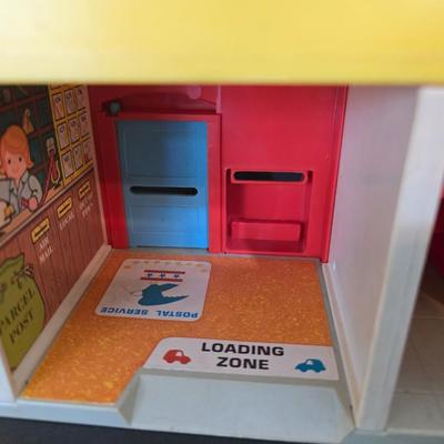 Vintage Fisher-Price Play Family Village #997 – Multi-Building Set with Accessories & Figures