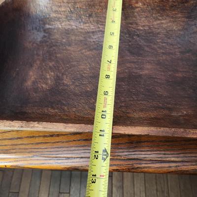 Antique Primitive Wooden Dough Bowl 20x11x4