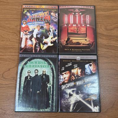 LOT 159D: DVD Collection: Matrix, Blade Runner, Serenity, Solaris & More
