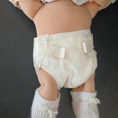 Vintage 1985 Cabbage Patch Kids Baby Doll – Original Gown, Pacifier, Brush & Tag