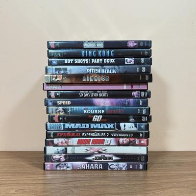 LOT 160D: DVD Collection: King Kong, Lethal Weapon 4, Expendables Trilogy & More