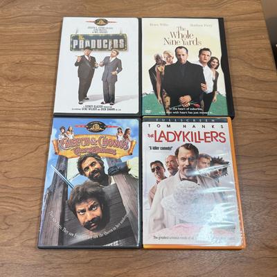 LOT 202D: DVD Collection: Love Actually, Airplane II, Whole Nine Yards & More