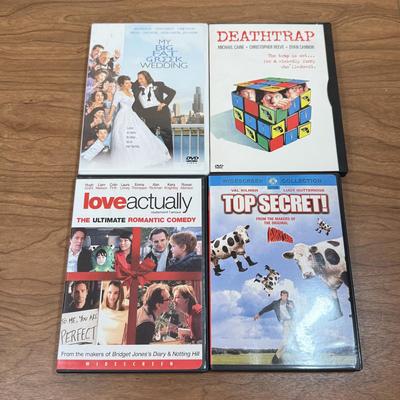 LOT 202D: DVD Collection: Love Actually, Airplane II, Whole Nine Yards & More