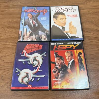 LOT 202D: DVD Collection: Love Actually, Airplane II, Whole Nine Yards & More