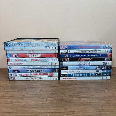 LOT 202D: DVD Collection: Love Actually, Airplane II, Whole Nine Yards & More
