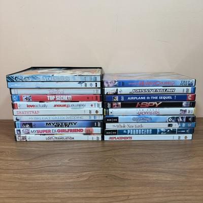 LOT 202D: DVD Collection: Love Actually, Airplane II, Whole Nine Yards & More