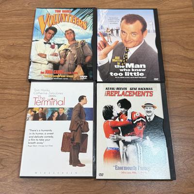 LOT 202D: DVD Collection: Love Actually, Airplane II, Whole Nine Yards & More
