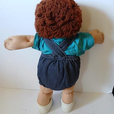 Vintage 1980s Cabbage Patch Kids Boy Doll – Coleco – Overalls Outfit – Signed Xavier Roberts