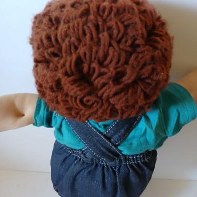 Vintage 1980s Cabbage Patch Kids Boy Doll – Coleco – Overalls Outfit – Signed Xavier Roberts