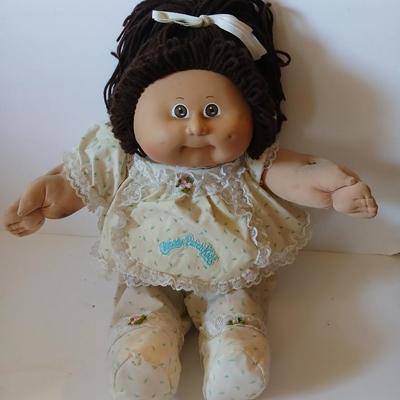 1986 Cabbage Patch Kids Girl Doll – Coleco – Original Dress – Pink Signature
