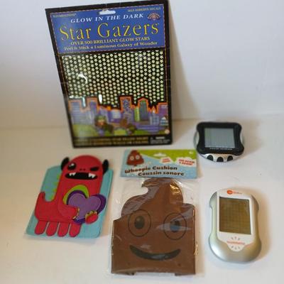 Fun Novelty & Game Lot – Glow Stars, Sudoku Games, Whoopee Cushion & More