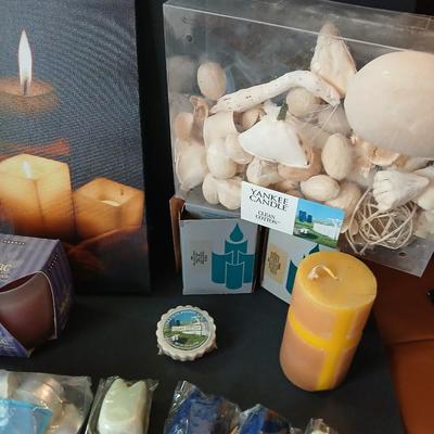 Mixed Candle & Fragrance Decor Lot – Yankee Candle, Sonoma, Tealights, Warmers & More
