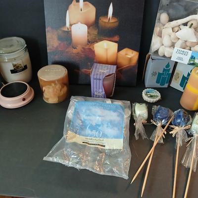 Mixed Candle & Fragrance Decor Lot – Yankee Candle, Sonoma, Tealights, Warmers & More