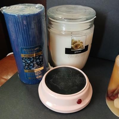 Mixed Candle & Fragrance Decor Lot – Yankee Candle, Sonoma, Tealights, Warmers & More