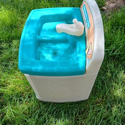 Vintage Little Tikes & Step2 Pretend Play Kitchen Appliance Lot – Fridge, Stove, Sink/ Dishwasher, Ironing Board