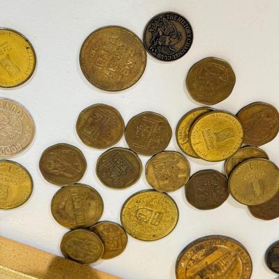 LOT 206H: Collection of Tokens & Coins