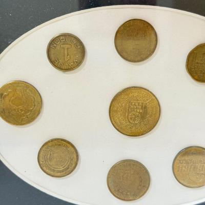 LOT 206H: Collection of Tokens & Coins
