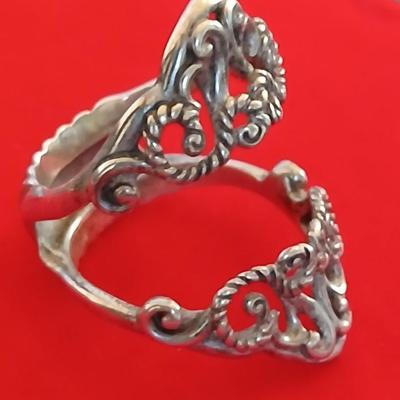 Carolyn Pollack Relios Sterling Silver Openwork Scroll Ring – Marked 925