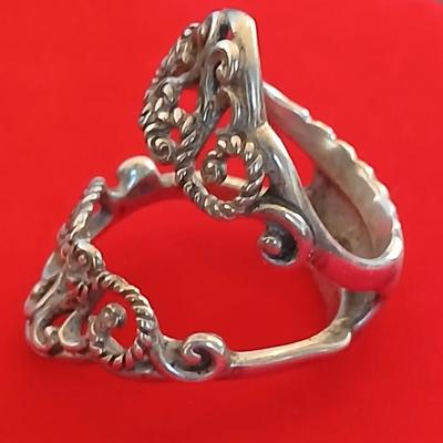Carolyn Pollack Relios Sterling Silver Openwork Scroll Ring – Marked 925