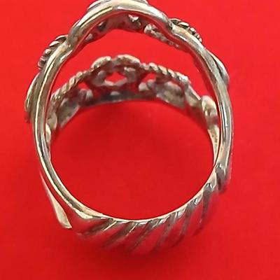 Carolyn Pollack Relios Sterling Silver Openwork Scroll Ring – Marked 925