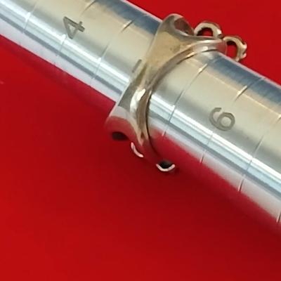 Carolyn Pollack Relios Sterling Silver Cross Ring – Rope Design Size 5