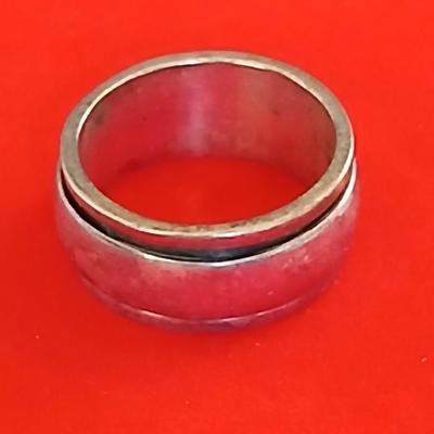 Sterling Silver Hebrew Inscription Band – "I Am My Beloved's" Hebrew – Size Approx. 6