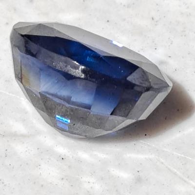 Lab Grown Blue Sapphire 9.07 ct
