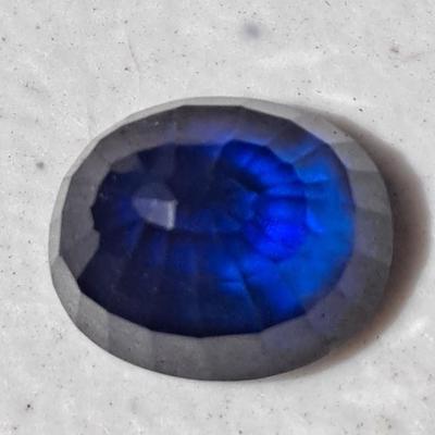 Lab Grown Blue Sapphire 9.07 ct