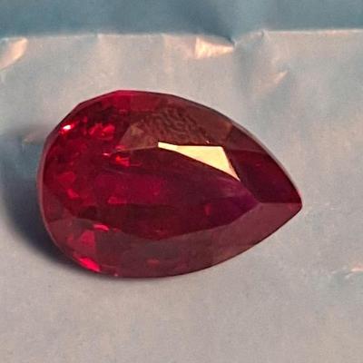 IGI CERTIFIED LAB GROWN SAPPHIRE 11.93CTS