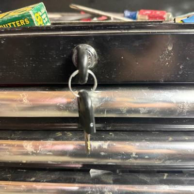 Sale Photo Thumbnail #29: ? Loaded Husky Tool Chest – 5-Drawer with Tools + Lock & Key ?
This solid Husky tool chest comes fully stocked with a wide variety of hand tools, hardware, and shop essentials—ready for your garage, workshop, or job site. Heavy-duty steel construction