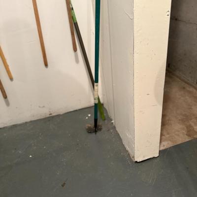 Sale Photo Thumbnail #33: Tidy up your yard or tackle your next landscaping project with this quality collection of long-handle garden tools. All tools are in good used condition and ready for immediate use.

Includes:

2 large garden rakes (one plastic leaf rake, one metal bow ra
