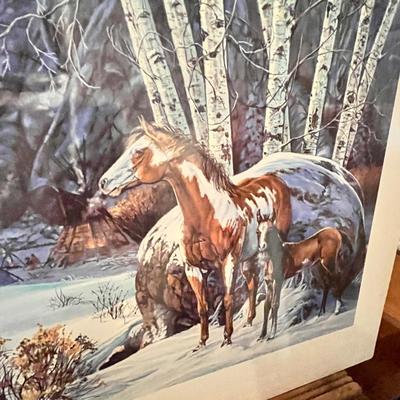 Lot 178 Vintage style horse/ western prints