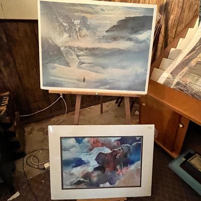 Lot 185 Mountain scenes prints